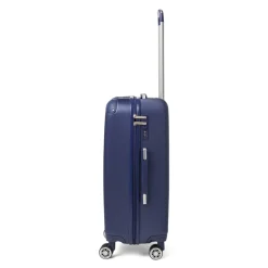 Valigia media rigida blu in ABS resistente Romeo Gigli Milano