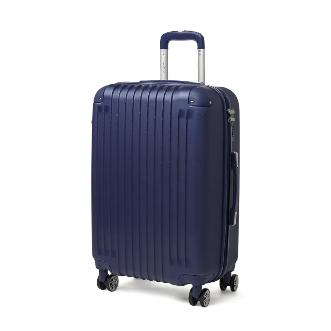 Valigia media rigida blu in ABS resistente Romeo Gigli Milano