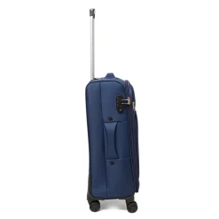Valigia media trolley da viaggio blu Romeo Gigli Milano