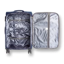 Valigia media trolley da viaggio blu Romeo Gigli Milano