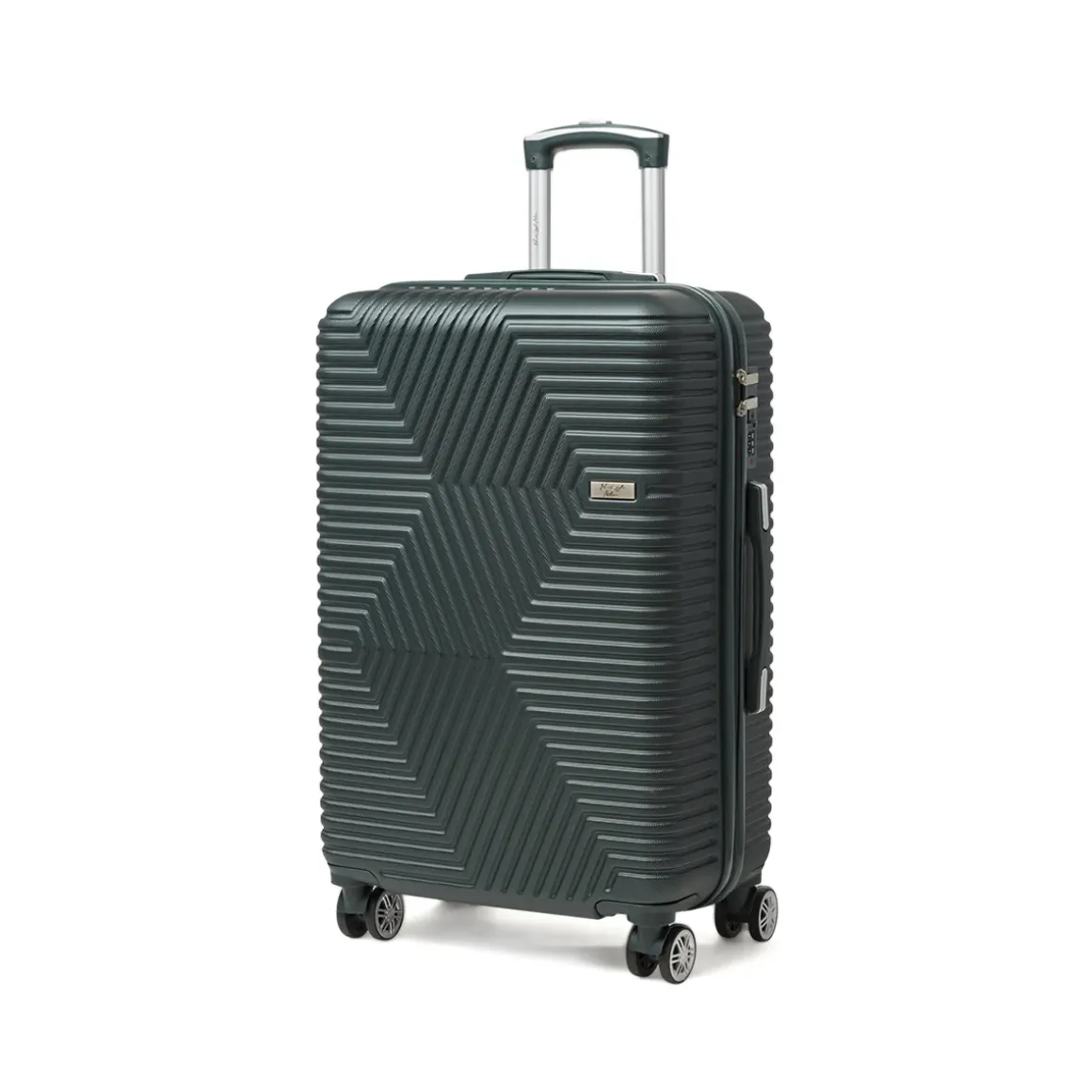 Valigia media verde in ABS con ruote piroettanti Romeo Gigli Milano