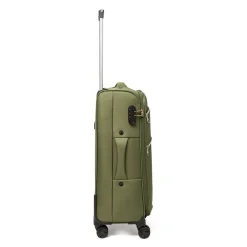 Valigia media verde militare Romeo Gigli Milano a 4 ruote spinner
