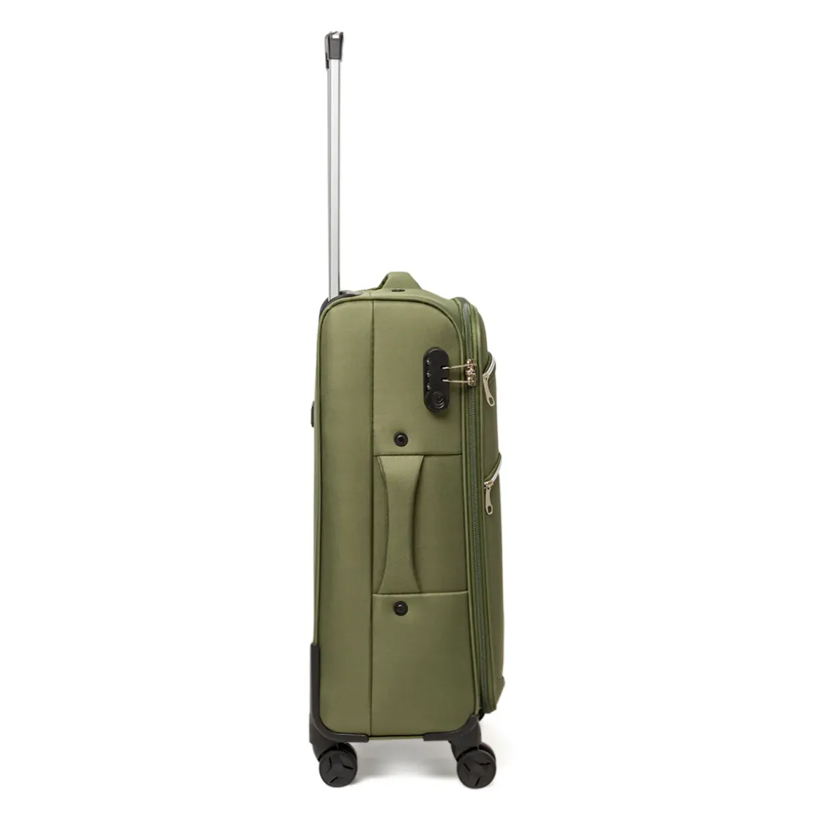 Valigia media verde militare Romeo Gigli Milano a 4 ruote spinner