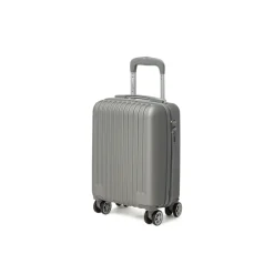 Valigia mini sotto sedile per voli low cost argento in ABS Romeo Gigli