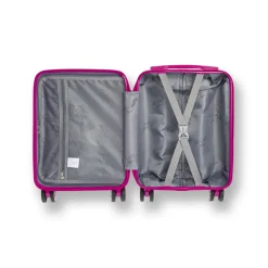 Valigia mini sotto sedile per voli low cost rosa in ABS Romeo Gigli
