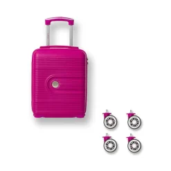 Valigia mini sotto sedile per voli low cost rosa in ABS Romeo Gigli