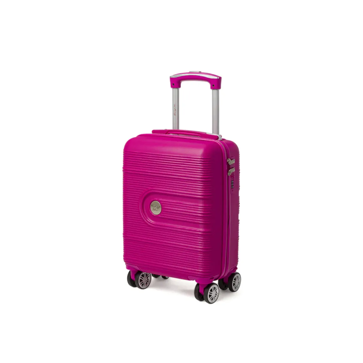 Valigia mini sotto sedile per voli low cost rosa in ABS Romeo Gigli