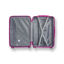 Valigia piccola da cabina rigida fucsia in ABS Romeo Gigli Milano