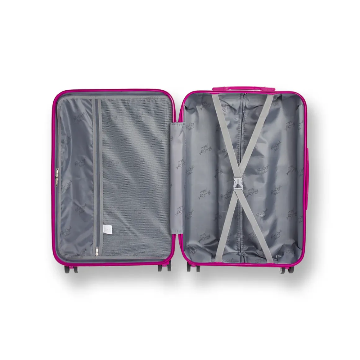 Valigia piccola da cabina rigida fucsia in ABS Romeo Gigli Milano