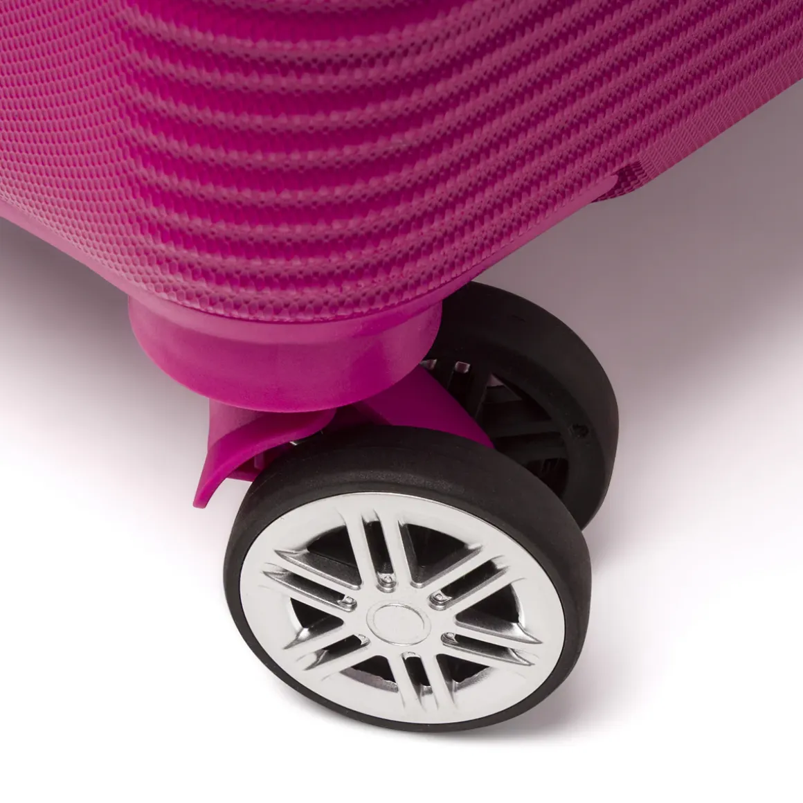 Valigia piccola da cabina rigida fucsia in ABS Romeo Gigli Milano