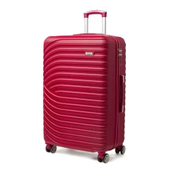 Valigia rigida rossa da stiva per viaggi lunghi Romeo Gigli Milano