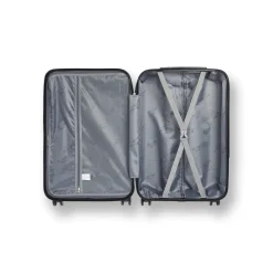 Valigia trolley bagaglio a mano nera rigida in ABS Romeo Gigli Milano