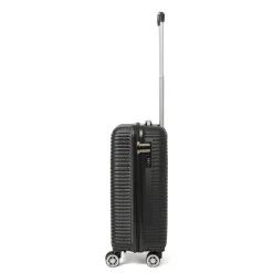 Valigia trolley bagaglio a mano nera rigida in ABS Romeo Gigli Milano