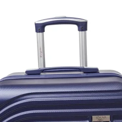 Valigia trolley grande rigida blu da con 4 ruote Romeo Gigli Milano
