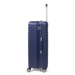 Valigia trolley grande rigida blu da con 4 ruote Romeo Gigli Milano