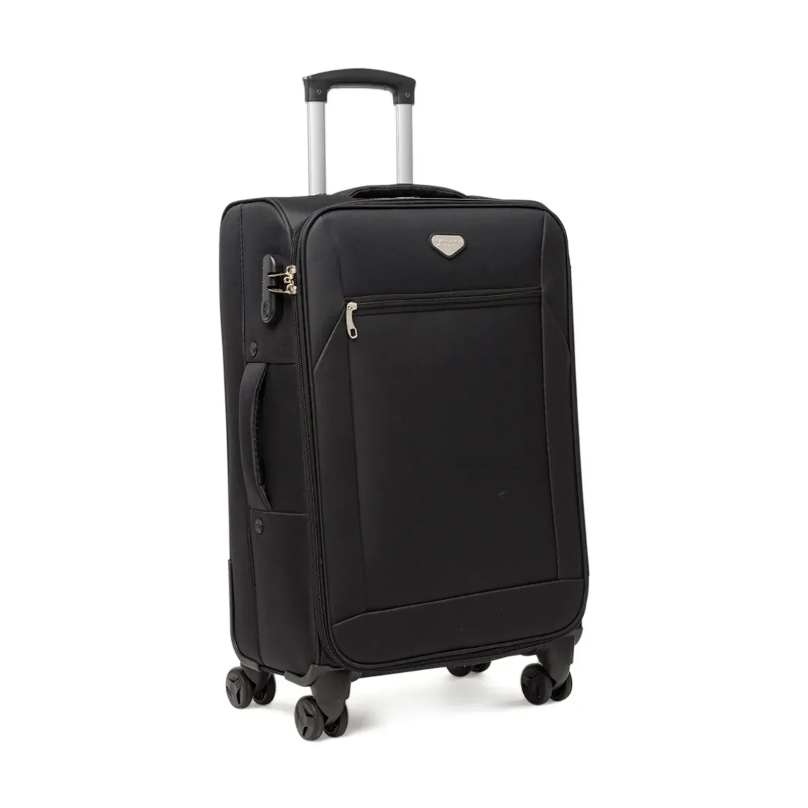 Valigia trolley media nera Romeo Gigli Milano con combinazione