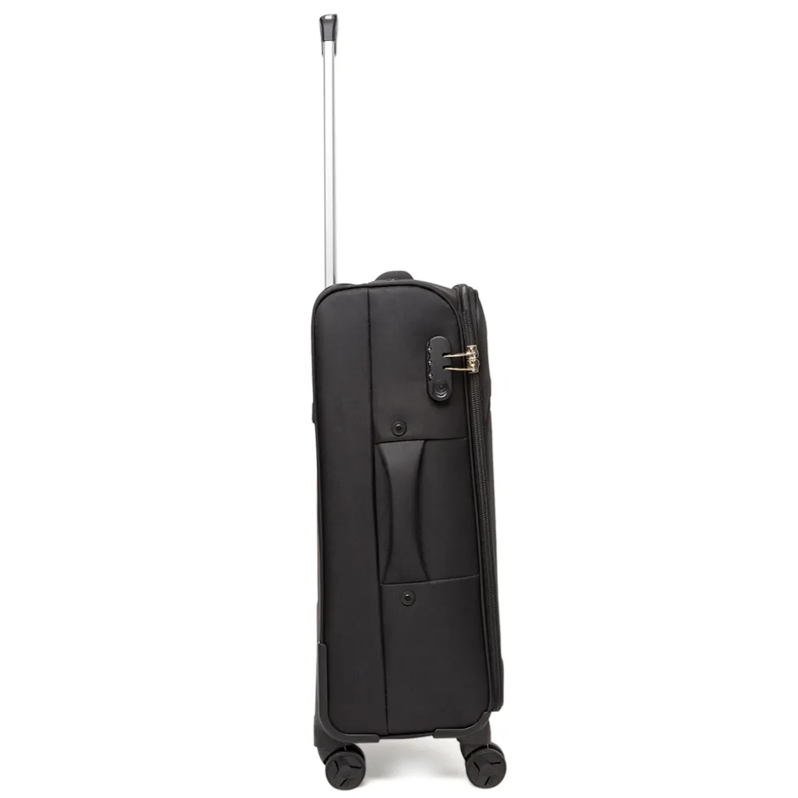 Valigia trolley media nera Romeo Gigli Milano con combinazione