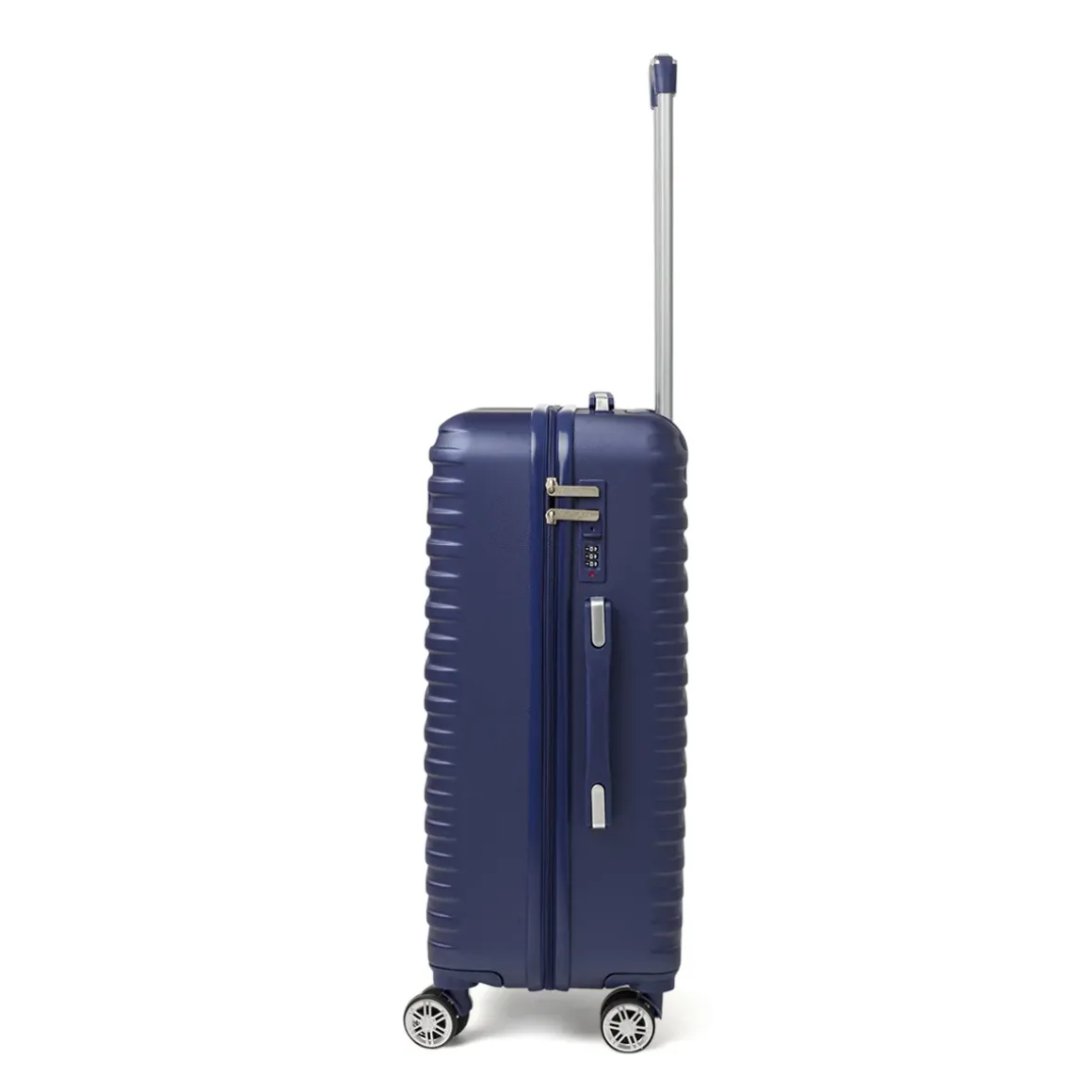 Valigia trolley medio blu rigida in ABS Romeo Gigli Milano