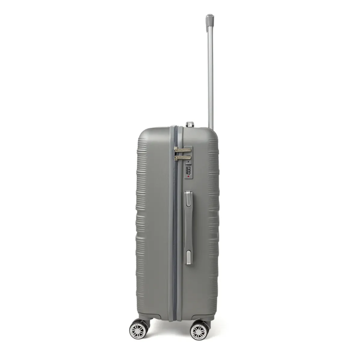 Valigia trolley medio rigida argento in ABS Romeo Gigli Milano