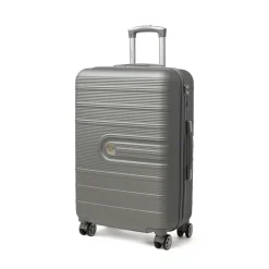 Valigia trolley medio rigida argento in ABS Romeo Gigli Milano