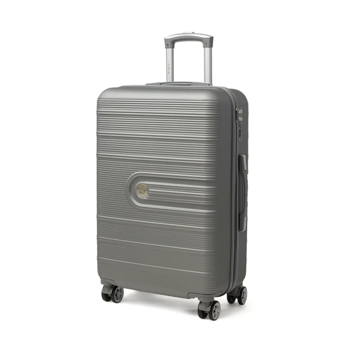 Valigia trolley medio rigida argento in ABS Romeo Gigli Milano