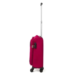 Valigia trolley piccolo rosso in tessuto resistente Romeo Gigli Milano