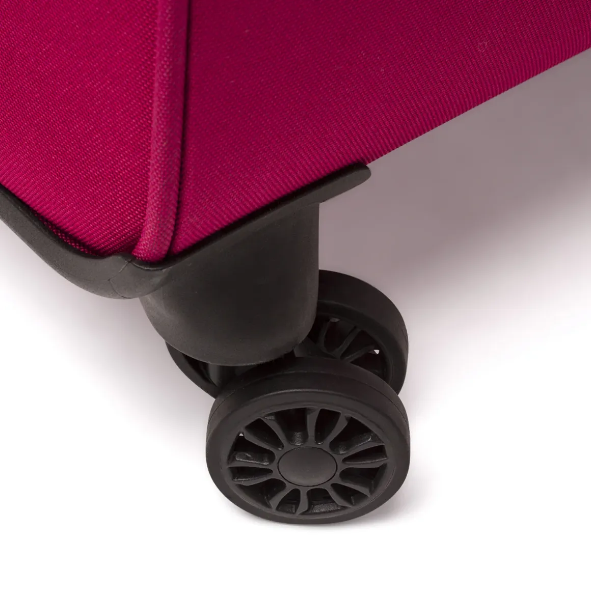 Valigia trolley piccolo rosso in tessuto resistente Romeo Gigli Milano