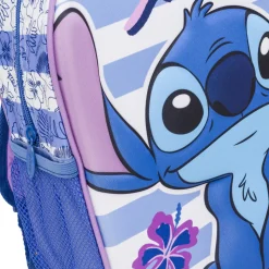 Zainetto Disney Stitch Blu e lilla con stampa tropicale