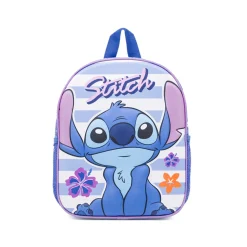 Zainetto Disney Stitch Blu e lilla con stampa tropicale