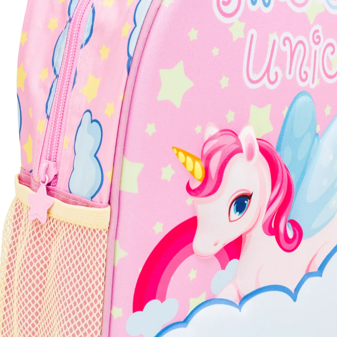 Zainetto per la scuola Rosa da Bambina Unicorno