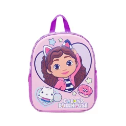 Zainetto Viola e rosa da Bambina La casa delle bambole di Gabby