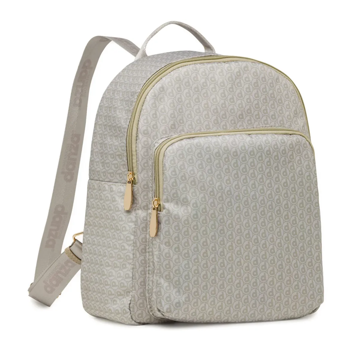 Zaino beige da Donna con stampa logo allover Dimensione Danza