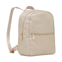 Zaino da Donna Beige in tessuto tecnico con zip oro Dimensione Danza