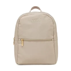 Zaino da Donna Beige in tessuto tecnico con zip oro Dimensione Danza