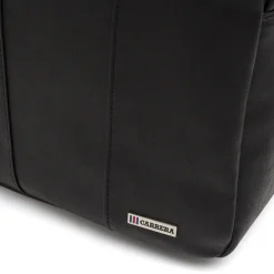 Zaino nero da Uomo con doppia zip e spallacci regolabili Carrera Jeans