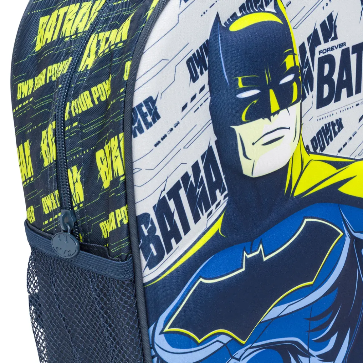 Zaino per la scuola Batman Blu e giallo con Cavaliere Oscuro