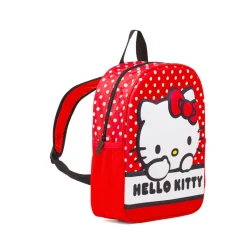 Zaino per la scuola rosso da Bambina con stampa Hello Kitty