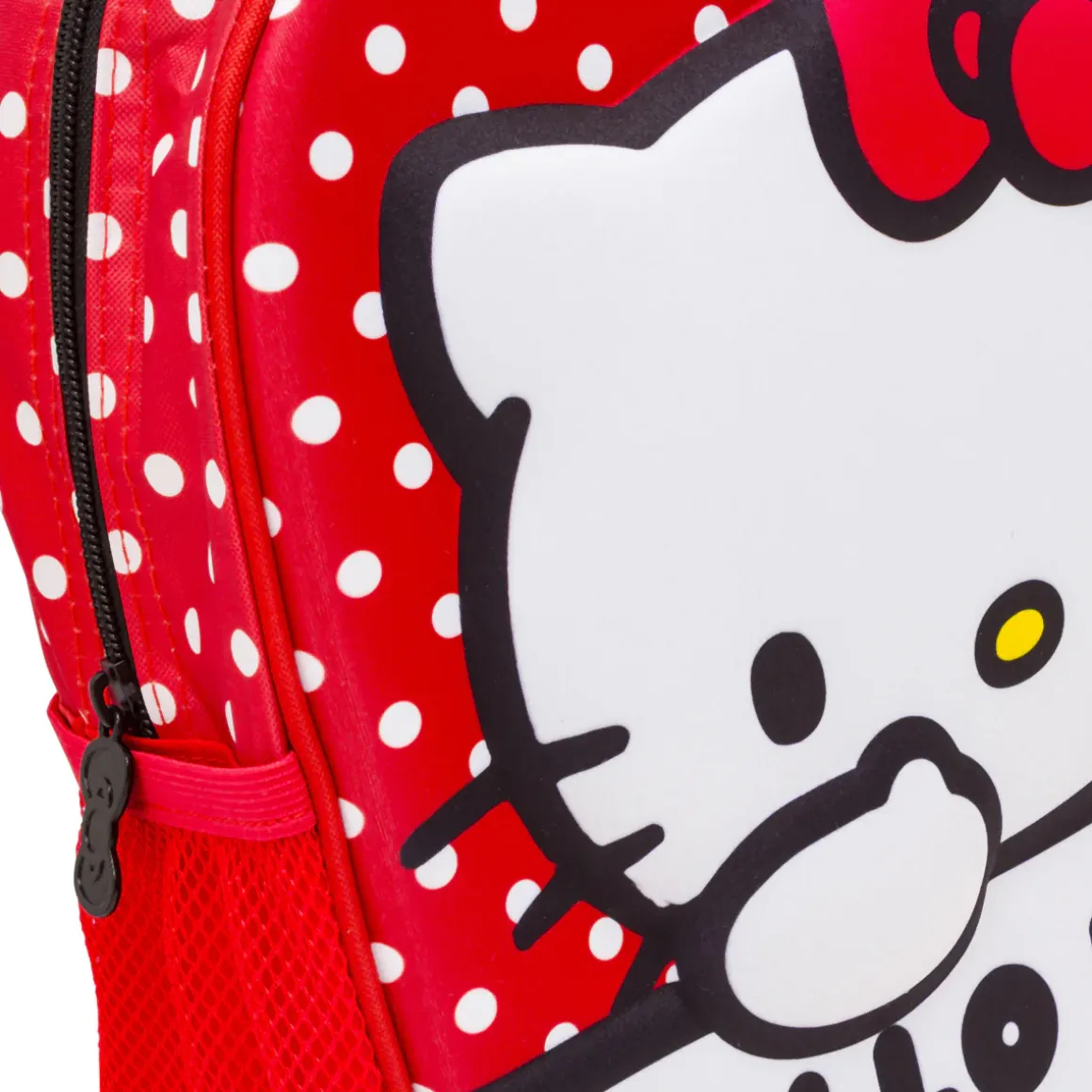 Zaino per la scuola rosso da Bambina con stampa Hello Kitty