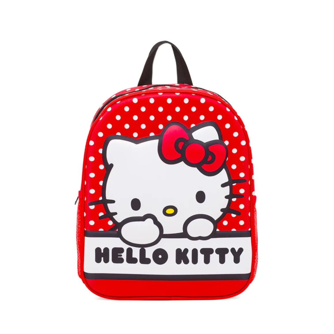 Zaino per la scuola rosso da Bambina con stampa Hello Kitty