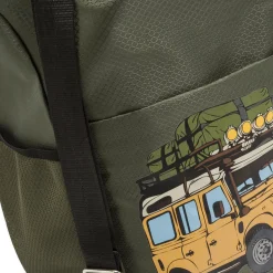 Zaino Sacca Verde da Uomo con stampa adventure Carrera Jeans