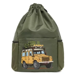 Zaino Sacca Verde da Uomo con stampa adventure Carrera Jeans
