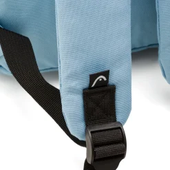 Zaino sportivo azzurro Unisex con tasche e logo Head