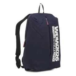 Zaino sportivo blu da Uomo con tasca e stampa WDW 2026 Ducati