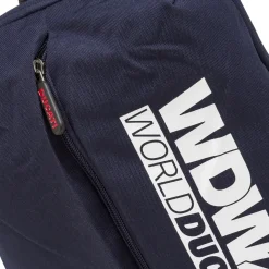 Zaino sportivo blu da Uomo con tasca e stampa WDW 2026 Ducati