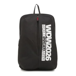Zaino sportivo nero da Uomo con maxi stampa WDW 2026 Ducati