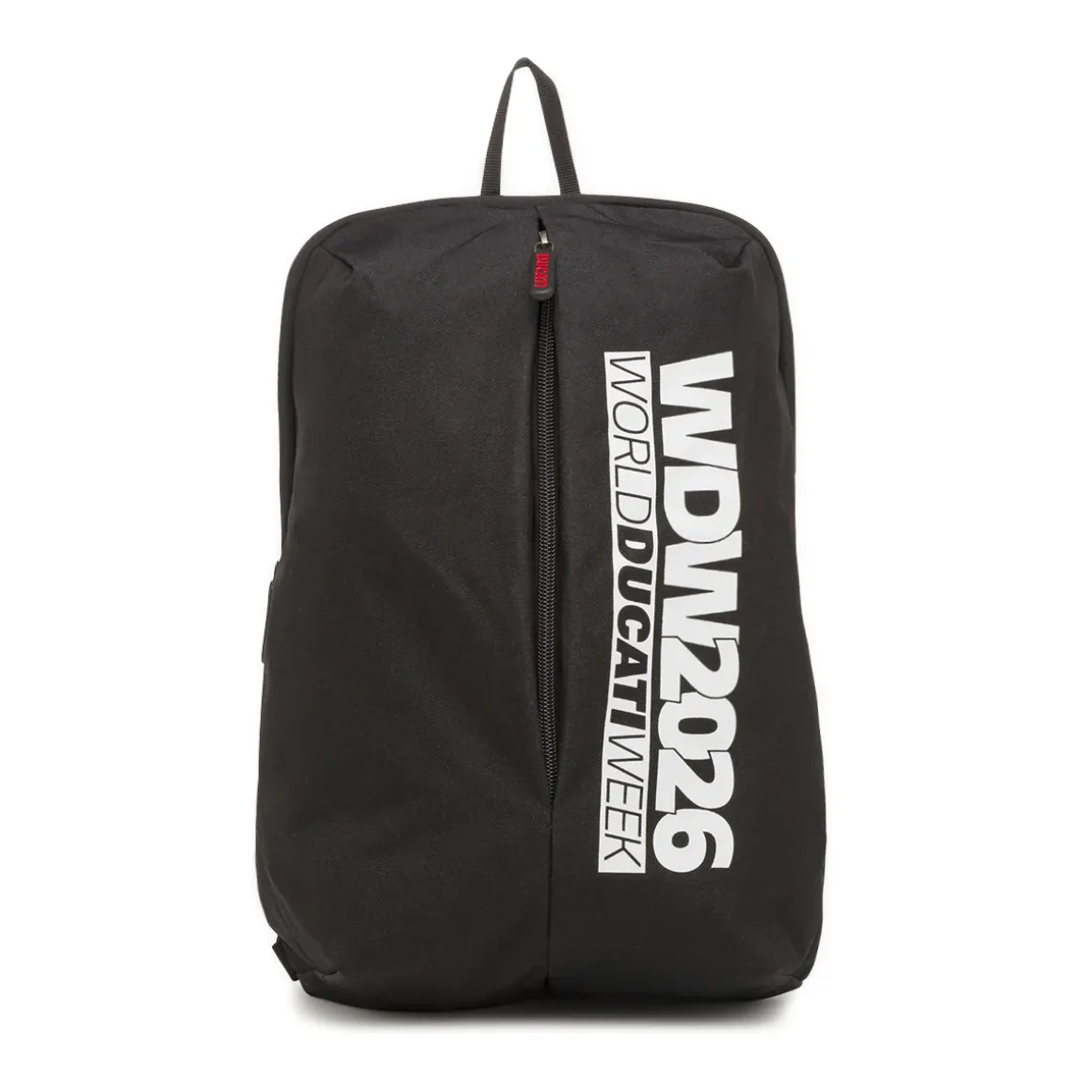 Zaino sportivo nero da Uomo con maxi stampa WDW 2026 Ducati
