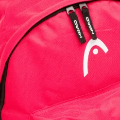 Zaino sportivo rosso Unisex con tasche e logo Head
