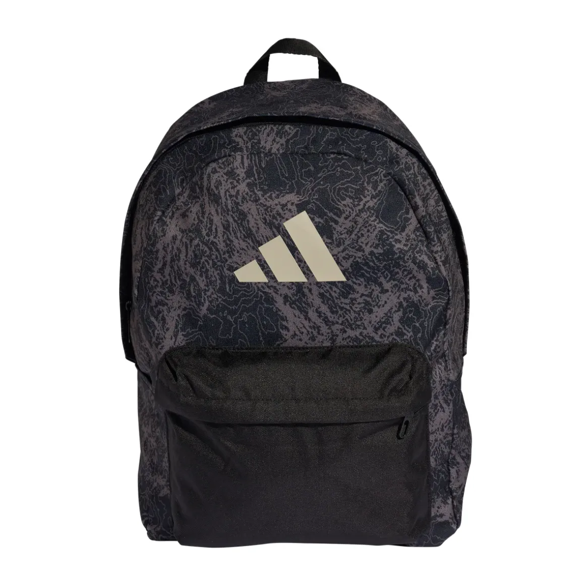 Zaino sportivo unisex adidas nero con stampa camouflage e logo