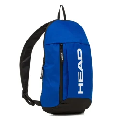 Zaino sportivo Unisex blu elettrico con tasca e logo bianco Head