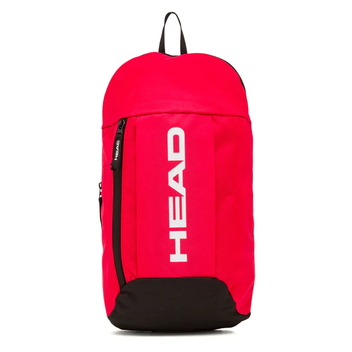 Zaino sportivo Unisex rosso e nero con tasca e logo bianco Head